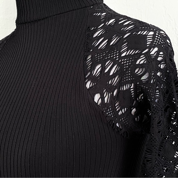 NEW Free People Intimately Rib and Lace Turtleneck, XS/S - Picture 10 of 15